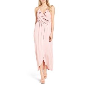 Everly BP Mauve Wrap Dress